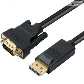 تصویر کابل تبدیل Display port به VGA به طول 1.8 متر 1.8 meter long Display port to VGA conversion cable