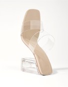 تصویر کفش زنانه پاشنه باند استراس منگو MANGO 