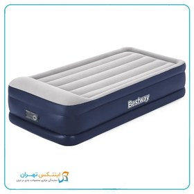 تصویر تخت خواب بادی یک نفره با پمپ باد برقی بست وی bestway 67628 bestway 67628