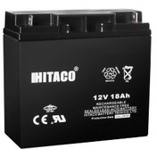 تصویر باتری 12 ولت 18 آمپر هیتاکو HITACO محصول چین 