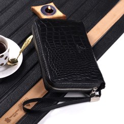 تصویر کیف پاسپورتی چرم طبیعی NESEN | کد KP1 