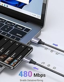 تصویر کابل شارژ دوسر LDNIO Type-c مدل LC691 