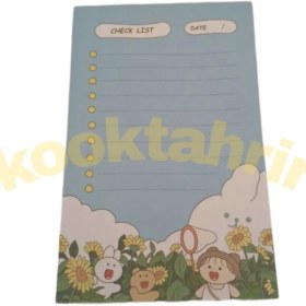 تصویر کاغذ یادداشت A5 فانتزی 