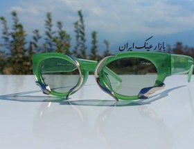 تصویر عینک آفتابی کارتیر طرح مار سبز کد 13 