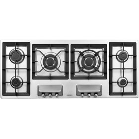 تصویر گاز صفحه ای استیل البرز مدل S6125 ا ُSteelAlborz S-6125 HOB ُSteelAlborz S-6125 HOB