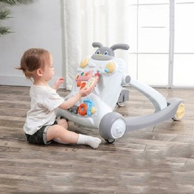 تصویر واکر و روروئک 3 کاره خرگوشی Toyofun ا baby walker code:X100 baby walker code:X100