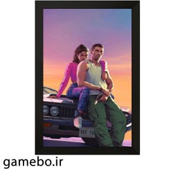 تصویر تابلو گیمبو طرح جی تی ای (gta) کد T1044 