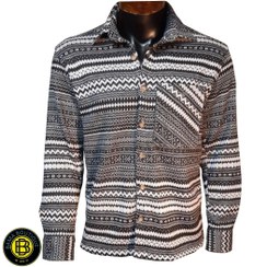 تصویر پیراهن پشمی (سری الف) گرم و ضخیم سایزبندی: M/L/XL/2XL 