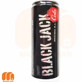 تصویر نوشیدنی انرژی زا بلک جک Black Jack Cola حجم 250 میل 