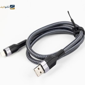 تصویر کابل لایتنینگ هیسکا مدل LX-305i طول 2 متر Hiska LX-305i Lightning to USB cable 2m