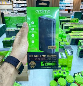 تصویر پاوربانک اورایمو oraimo OPB 1200 20k اصلی - مشکی oraimo OPB 1200 20k