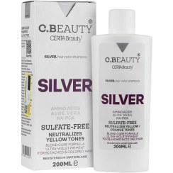 تصویر شامپو رنگساژ فاقد سولفات سریتا مدل Silver 