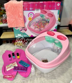 تصویر پدیکور با مانیکور کد 2601 