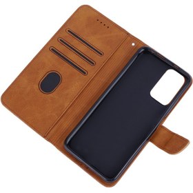 تصویر کیف چرمی مگنتی محافظ لنزدار Xiaomi Redmi Note 12S Leather Case For Xiaomi Redmi Note 12S