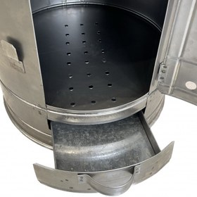 تصویر بخاری هیزمی مدل گرد75cm 