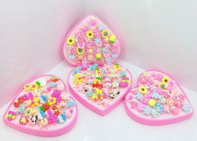 تصویر انگشتر بچگانه قلبی (عمده) 