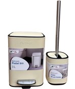 تصویر ست سطل و فرچه 3 لیتر طرح بارابانتیا پدالی کد 853 