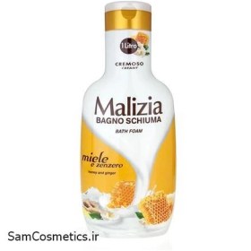 تصویر شامپو بدن حاوی رایحه زنجبیل و عسل مالیزیا مدل Malizia Bath Foam Honey And Ginger Malizia Bath Foam Honey And Ginger 1000ml