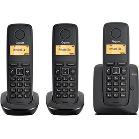 تصویر گوشی تلفن بی سیم گیگاست مدل A120 Trio ا Gigaset A120 Trio Wireless Phone Gigaset A120 Trio Wireless Phone