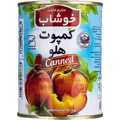 تصویر کمپوت هلو خوشاب 350 گرم 