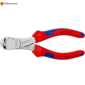 تصویر انبر کف چین کنیپکس مدل 6705140 سایز 140 میلی متر High Leverage End Cutting Nipper