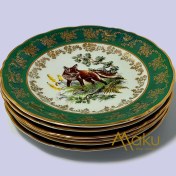 تصویر بشقاب پلوخوری سبز جنگل 