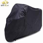 تصویر چادر موتور سیکلت ضخیم ضد آب در سه رنگ با ضمانت 3 ماهه برند دکترموتوری 
