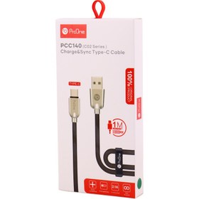 تصویر کابل شارژ پرووان USB به USB-C مدل C02 Series PCC140 ProOne C02 Series Type-C Data Cable | PCC140