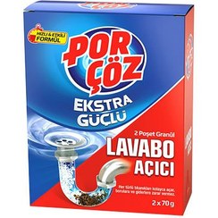 تصویر پودر لوله بازکن پورچوز مدل Ekstra Guclu بسته دو عددی Porchus Ekstra Guclu model pipe opener powder, pack of two