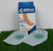 تصویر هیل پد (خار پاشنه) سیلیکونی آرکو مد - لارج L ARCO MED HEEL PAD SOFT SILICONE