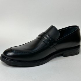 تصویر کفش مردانه بدون بند اسپرت چرم طبیعی مدل 1125 