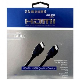 تصویر کابل سامسونگ HDMI 1.5m 4K مشکی 