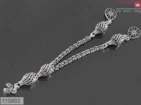 تصویر کرکوش نقره طرح اشک کد 115803 