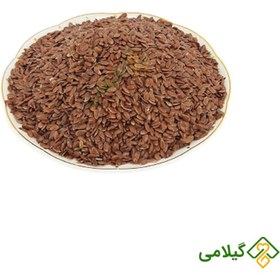 تصویر تخم کتان قهوه ای (Flax seeds) 