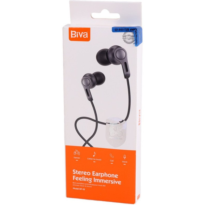 هدفون Biva Stereo Earphone Feeling Immersive HF-15