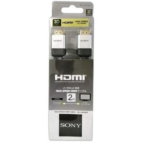 تصویر کابل SONY 3D Flat HDMI 4K 2m ا SONY 3D Flat HDMI 2m Cable SONY 3D Flat HDMI 2m Cable