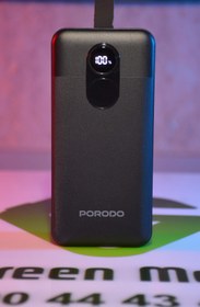 تصویر پاوربانک 30هزار پرودو مدل PB059 فست شارژ PORODO 30000mAh Power bank PB059