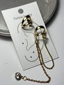 تصویر گوشواره ایرکاف - ایرکاف آویز ۱ Ear cuff earrings