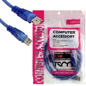 تصویر کابل افزایش usb طول یک و نیم متر برند TSCO TC 04 