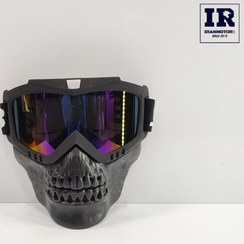 تصویر عینک فیس دار موتور سواری skeleton ا face glasses skeleton | Motorcycle riding face face glasses skeleton | Motorcycle riding face