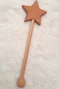 تصویر ستاره جادویی هفت سانتی چوب راش 