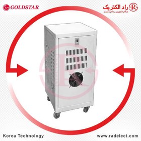 تصویر استابلایزر گلداستار 15KVA ایستاده مدل LG-1P-15K-V تکفاز سروو موتوری 