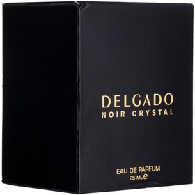 تصویر عطر جیبی زنانه دلگادو مدل Crystal Noir حجم 25 میلی لیتر ادکلن زنانه Crystal Noir برند دلگادو حجم 25 میلی لیتر