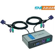 تصویر سوییچ KVM PS2 دی-لینک مدل KVM-121 ا D-Link KVM-121 2-Port KVM Switch with Audio Support D-Link KVM-121 2-Port KVM Switch with Audio Support