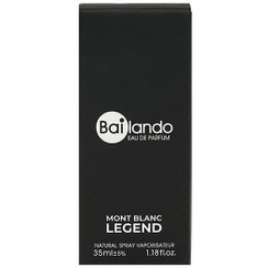 تصویر عطر جیبی مردانه بایلندو مدل MONT BLANC LEGEND حجم 35 میلی لیتر MONT BLANC LEGEND