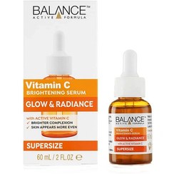 تصویر سرم روشن کننده پوست بالانس حاوی ویتامین سی 60 میل ا Balance Vitamin C Brightening Serum 60ml Balance Vitamin C Brightening Serum 60ml