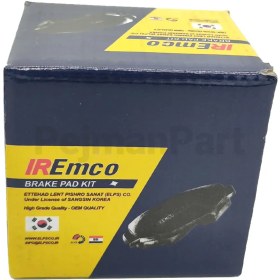 تصویر لنت ترمز عقب کفشکی پژو 206 تیپ 2 امکو 