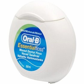 تصویر نخ دندان اورال بی (Oral B) مدل Essential Floss طول 50 متر نخ دندان