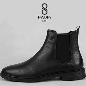 تصویر کفش بوت مردانه چرم کروکو کد ۰۳۶ 