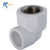 تصویر زانو یکسر بوشن فلزی پلی پروپیلن آذین 